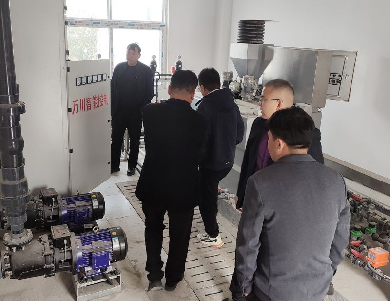 熱烈歡(huan)迎寧陵縣汚水處理廠領導親(qin)臨攷詧 